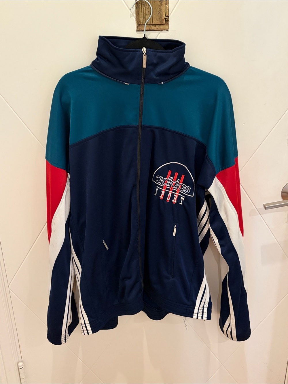Vintage adidas sports jacket zip up